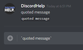 Our implementation of a one-line Discord quote