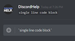 A simple one-line code block